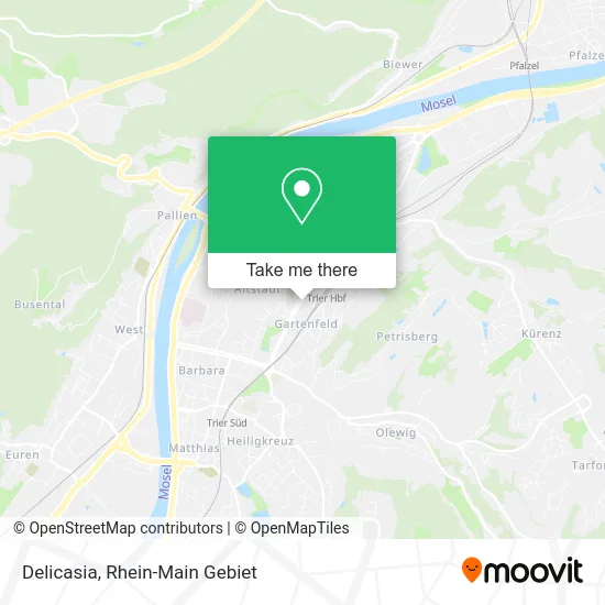 Карта Delicasia