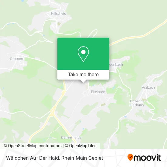 Карта Wäldchen Auf Der Haid