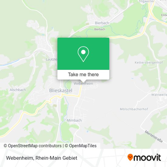Карта Webenheim