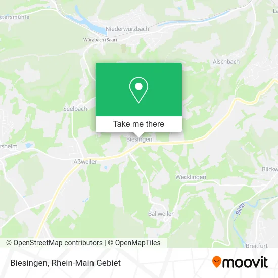 Карта Biesingen