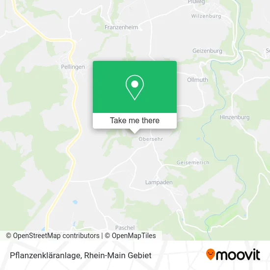 Карта Pflanzenkläranlage