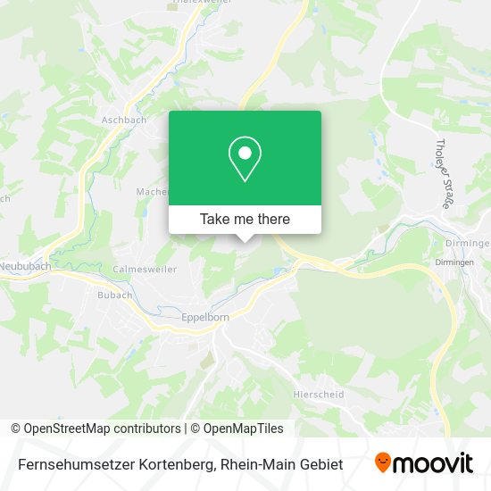 Карта Fernsehumsetzer Kortenberg