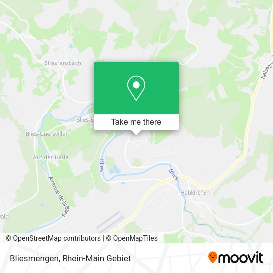Карта Bliesmengen