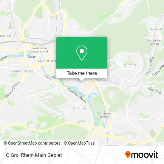 C-Gro map