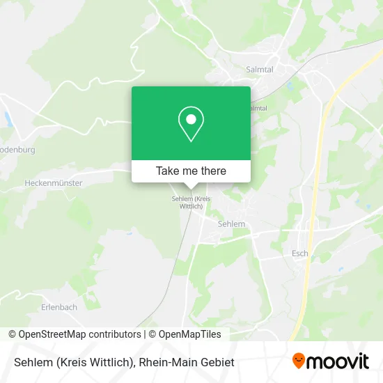 Карта Sehlem (Kreis Wittlich)