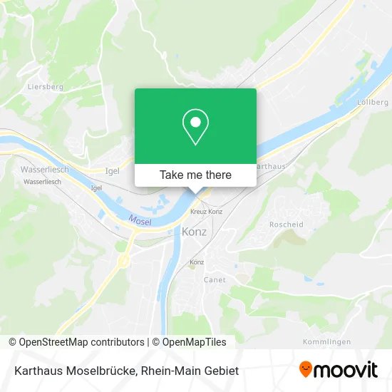 Карта Karthaus Moselbrücke