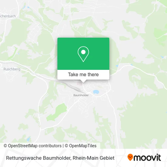 Карта Rettungswache Baumholder