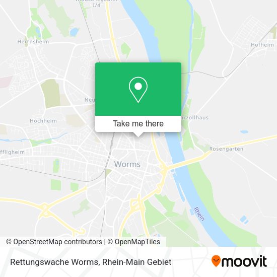 Карта Rettungswache Worms