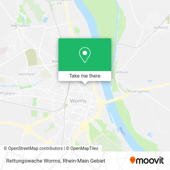 Карта Rettungswache Worms