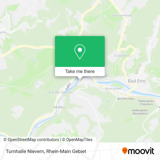 Карта Turnhalle Nievern