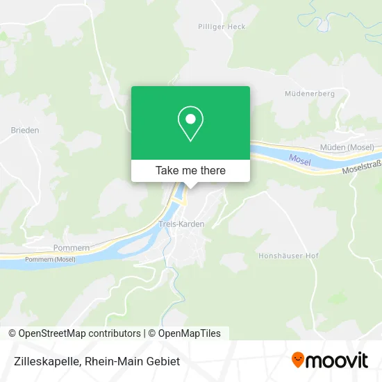 Карта Zilleskapelle