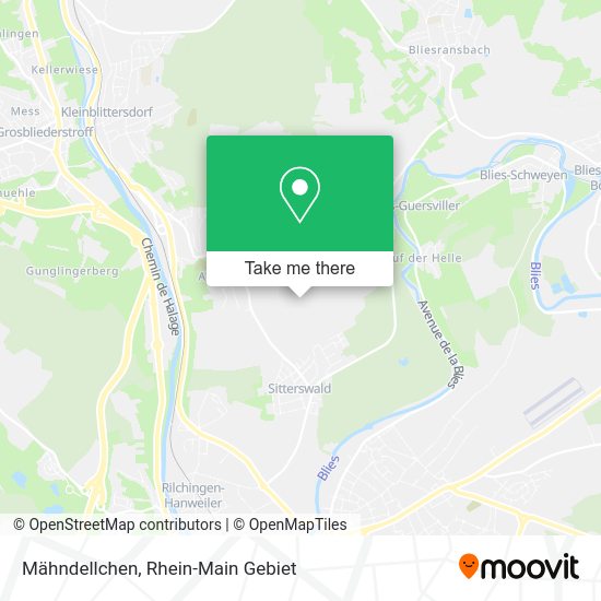 Карта Mähndellchen