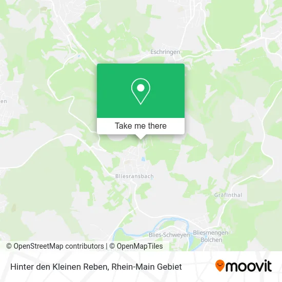 Карта Hinter den Kleinen Reben