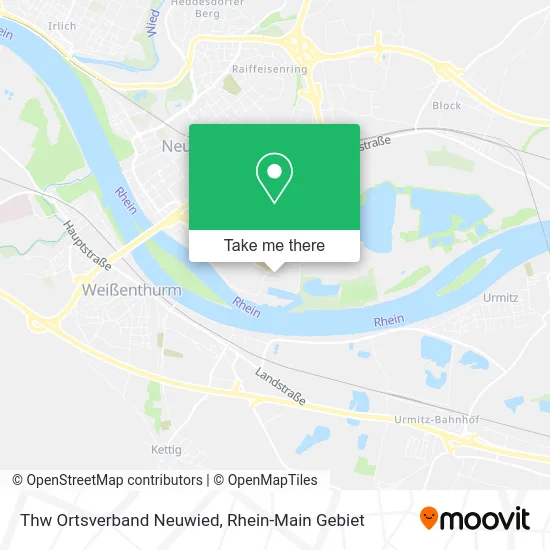 Карта Thw Ortsverband Neuwied