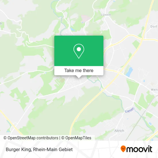 Карта Burger King
