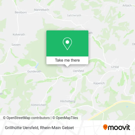 Карта Grillhütte Uersfeld
