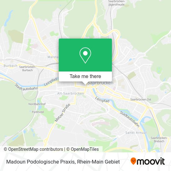 Карта Madoun Podologische Praxis