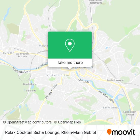 Карта Relax Cocktail Sisha Lounge