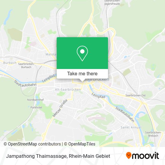 Карта Jampathong Thaimassage