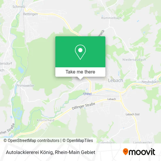 Карта Autolackiererei König