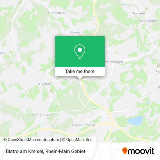 Карта Bistro am Kreisel