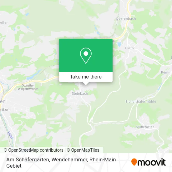 Карта Am Schäfergarten, Wendehammer