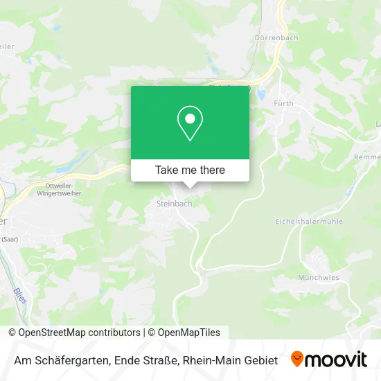Карта Am Schäfergarten, Ende Straße