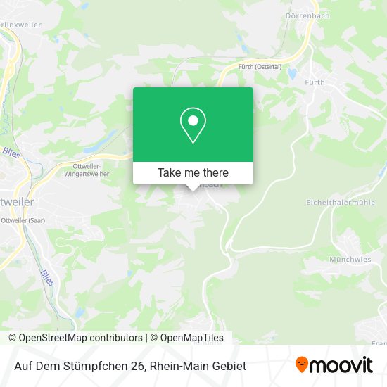 Карта Auf Dem Stümpfchen 26