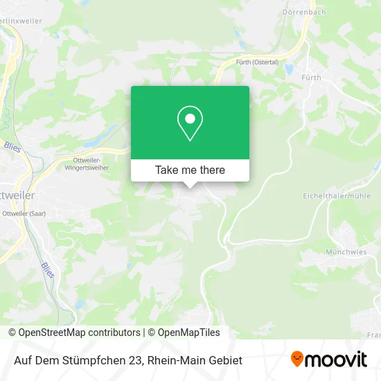 Карта Auf Dem Stümpfchen 23