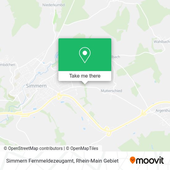 Карта Simmern Fernmeldezeugamt
