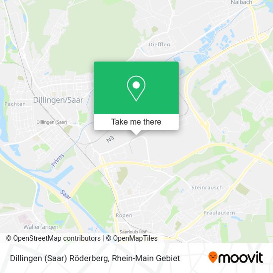 Карта Dillingen (Saar) Röderberg
