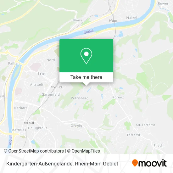 Карта Kindergarten-Außengelände