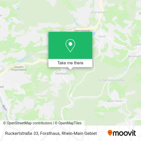 Карта Ruckertstraße 33, Forsthaus