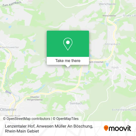 Карта Lenzentaler Hof, Anwesen Müller An Böschung
