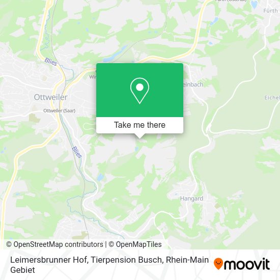 Карта Leimersbrunner Hof, Tierpension Busch