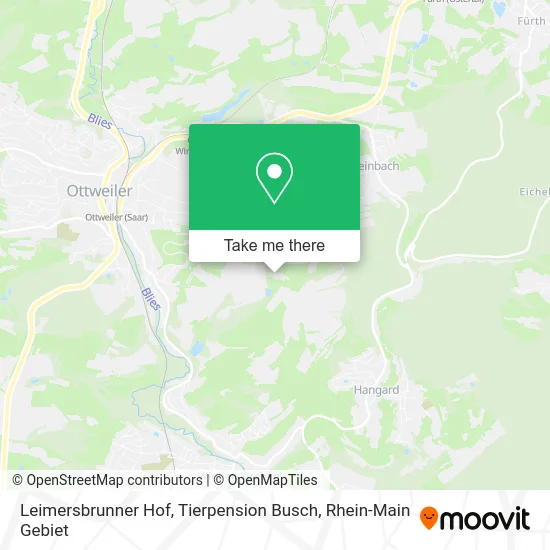 Карта Leimersbrunner Hof, Tierpension Busch