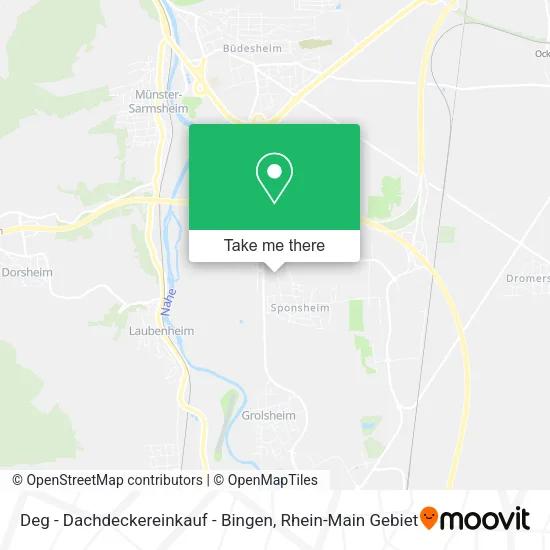 Карта Deg - Dachdeckereinkauf - Bingen