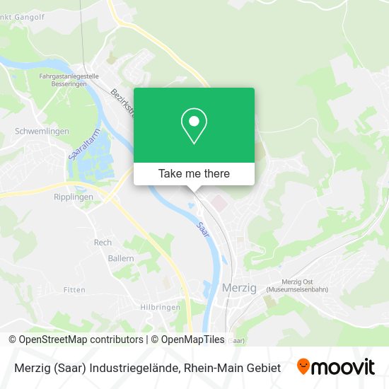 Карта Merzig (Saar) Industriegelände