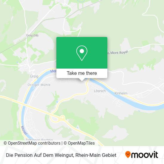 Карта Die Pension Auf Dem Weingut