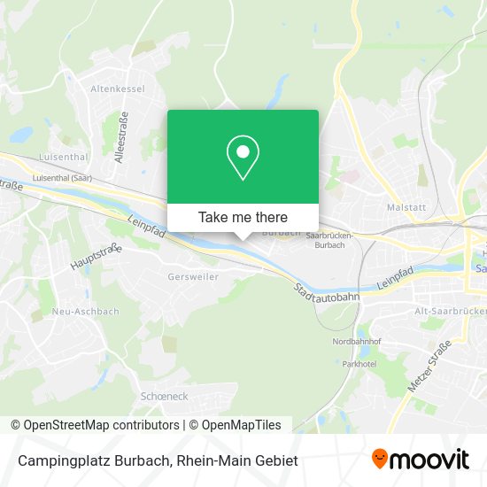 Карта Campingplatz Burbach