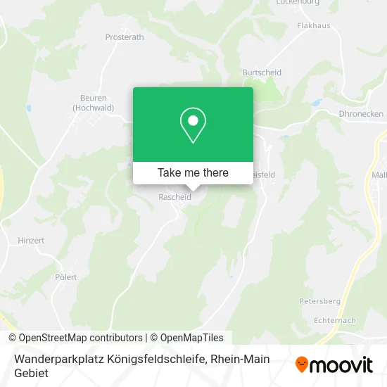 Карта Wanderparkplatz Königsfeldschleife