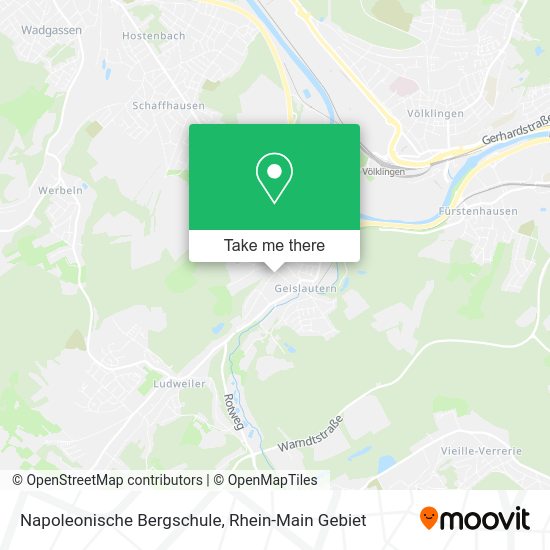 Карта Napoleonische Bergschule