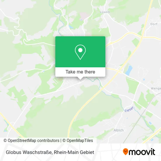 Карта Globus Waschstraße