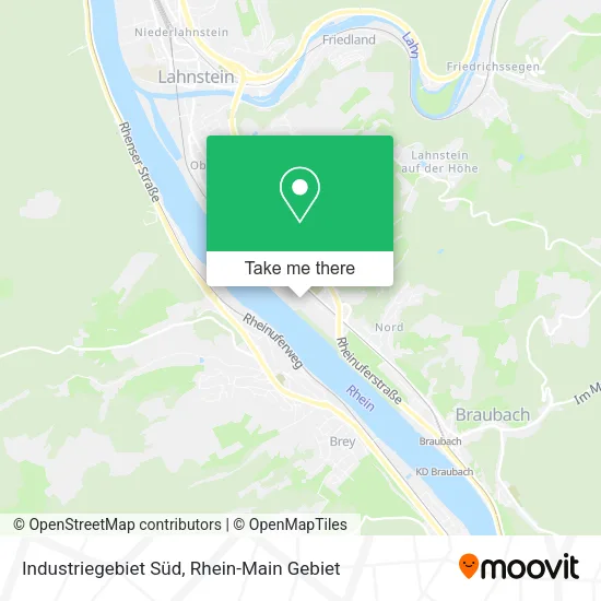Карта Industriegebiet Süd