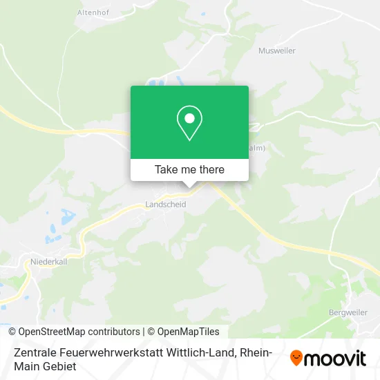 Карта Zentrale Feuerwehrwerkstatt Wittlich-Land