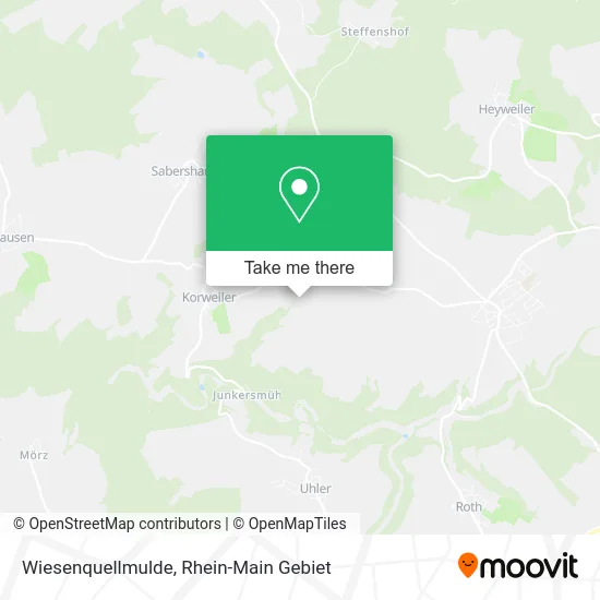 Карта Wiesenquellmulde