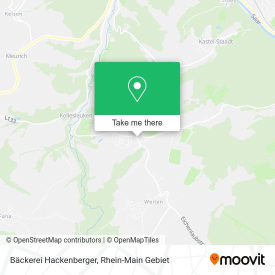 Карта Bäckerei Hackenberger