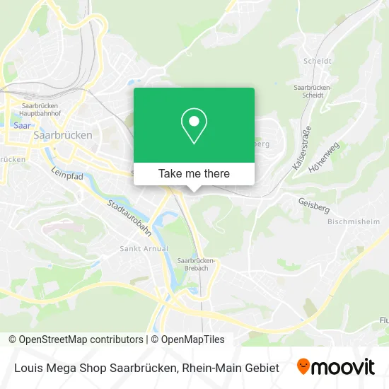Карта Louis Mega Shop Saarbrücken