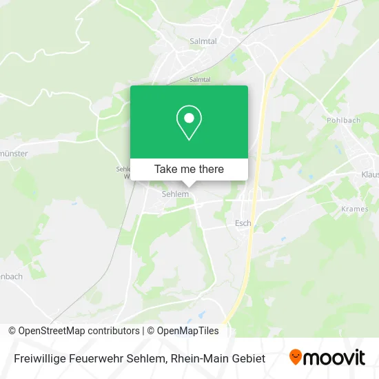Карта Freiwillige Feuerwehr Sehlem