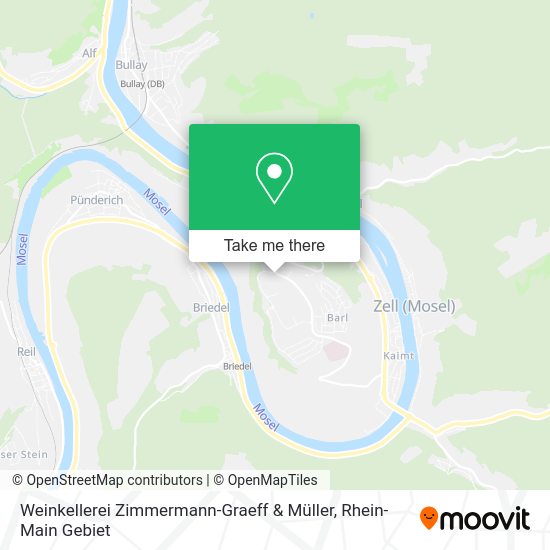 Карта Weinkellerei Zimmermann-Graeff & Müller